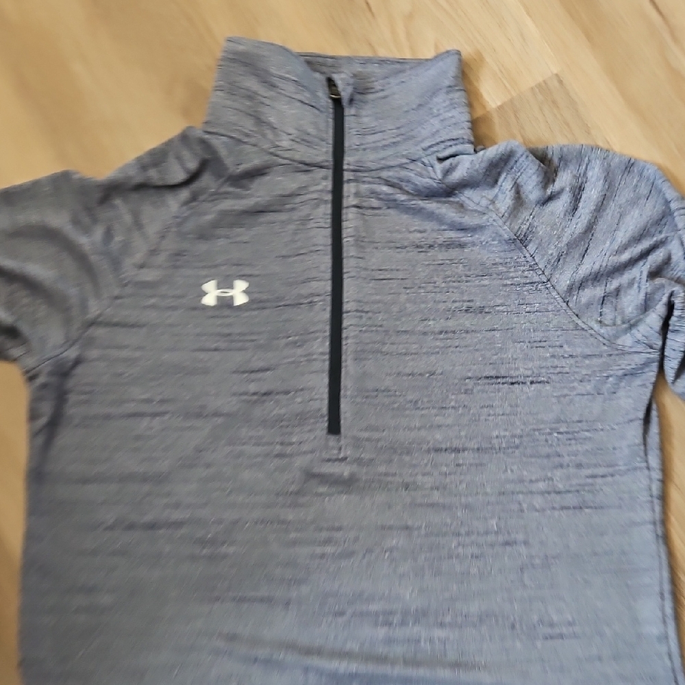 Under Armour Kids Blue Quarter-Zip Sweatshirt